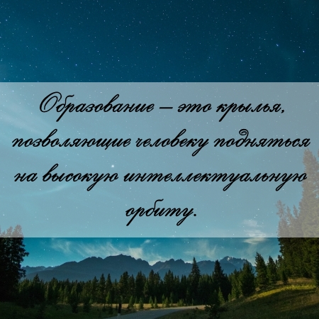 цитата об образовании и контрольной